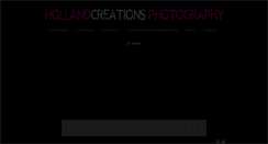 Desktop Screenshot of hollandcreations.com