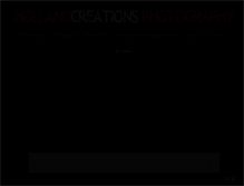 Tablet Screenshot of hollandcreations.com